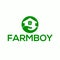 Farmboy vector logo or icon, white background farmboy logo