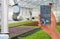 Farmer controls robot in a modern greenhouse