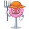 Farmer cute lollipop character cartoon