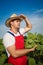 Farmer in field