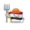 Farmer flag egypt mascot the character shape