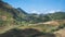 Farmer gardening On the mountain, landscape beautiful on top of the hill