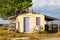 Farmer house near lavender fields near Valensole in Provence, Fr