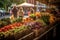 Farmer\\\'s market filled with an abundance of fresh fruits, vegetables, and organic produce