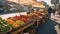 Farmer\\\'s market, vibrant produce and bustling stalls creating a tapestry of nature\\\'s bounty