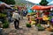 FarmerÂ´s market, Villa de Leyva, Colombia