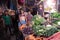 Farmer sell vegetables in New Market in Kolkata