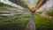 Farmer Spraying Insecticide On Plants