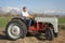 Farmer on tractor