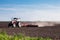 Farmer in tractor