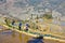 Farmers walking in the Yuanyang terracing field