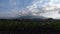 Farmfield,  mount  and clouds at Temanggung Central Java Indonesia