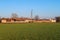 Farmhouse Farm Po Valley Landscape Panorama Vision Horizon Zoom Characteristic Agriculture Italy Italian