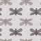 Farmhouse grey butterfly seamless pattern. Rustic French wildlife for ecological beautiful all over wallpaper. Repeat