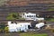 Farmhouse in terrace cultivation area in Lanzarote