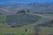 Farmhouses in Orcia country.