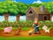 Farming activities on farms with animals
