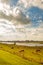 Farmland alongside the Dutch river IJssel