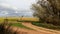 Farmland With Dirt Roads