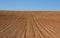 Farmland Furrows Plowed