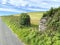 Farmland and gate around Maughold, Isle of Man