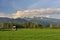 Farmland and Golden Ears Mountain, Pitt Meadows