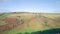 Farmland over Man Sands from a drone, Kingswear, Brixham, Torbay, Devon, England