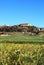 Farmland and Parador, Carmona, Spain.