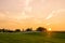 Farmland Sunset in Lancaster County