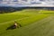 Farmland in the Swabian forest in Germany