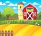 Farmland theme background 1