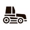 Farmland Tractor Vehicle Vector Icon