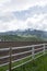 Farmland and Trees in the wasatch mountains