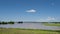 Farmland under water during spring flooding