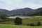 Farmland view 2, in Little Langdale, in the Lake District, in August, 2020.