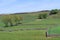 Farmland view, along the Trans Pennine Way, Dunford, Barnsley, South Yorkshire, England.