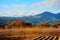 Farms on the Qinghai Tibet Plateau in Winter season