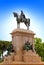 Faro de Gianicolo- Giuseppe Garibaldi\'s horse monument in Rome, Italy