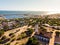 Faro Mazagon, the lighthouse from MazagÃ³n village, near Huelva city, Andalusia, Spain