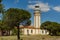 Faro Mazagon, the lighthouse from MazagÃ³n village, near Huelva city, Andalusia, Spain