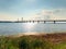 The Faroe Bridge. The two road bridge connect the islands of Falster and Zealand in Denmark