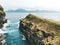 Faroe Islands - Beautiful mountain view from drone