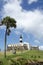 Farol da Barra Salvador Brazil lighthouse with palm tree