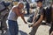 Farrier Horse foot nailing