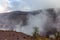 Fascinating and dangerous journey around the edge of the volcano Mount Vesuvius