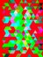 A fascinating pattern of digital designing of colorful triangular shapes