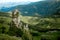 Fascinating view of the top of Mount Spitz of the Carpathian Mountains, Ukraine