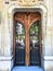 Fascinating vintage door, history and beauty in Barcelona city, Spain