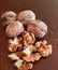 Fascinating world of walnuts unpeeled and shelled