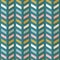Fashion abstract chevron pattern. Seamless vector fabric design. Retro mid century colors